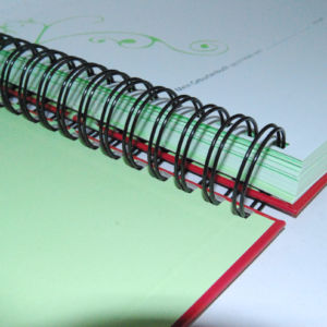 Wire-O Bindung Wire-O Bindung mit Hardcover