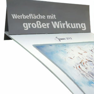 Kalender mit Klappfälzel und individueller Werbung