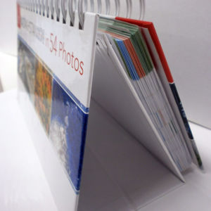 Tischquerkalender mit Hardcover